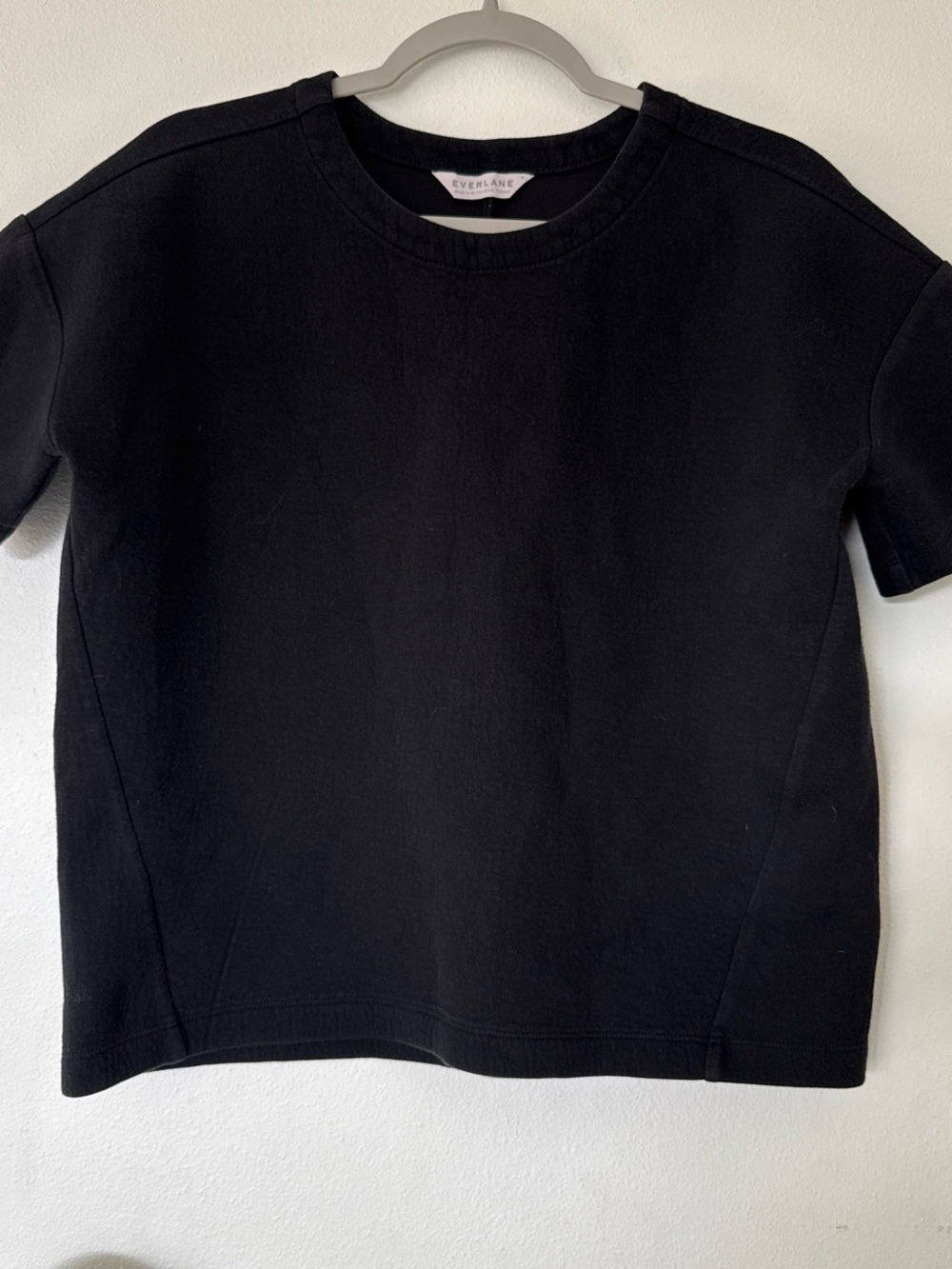 Black boxy Everlane Scuba Tee - Picture 3 of 6